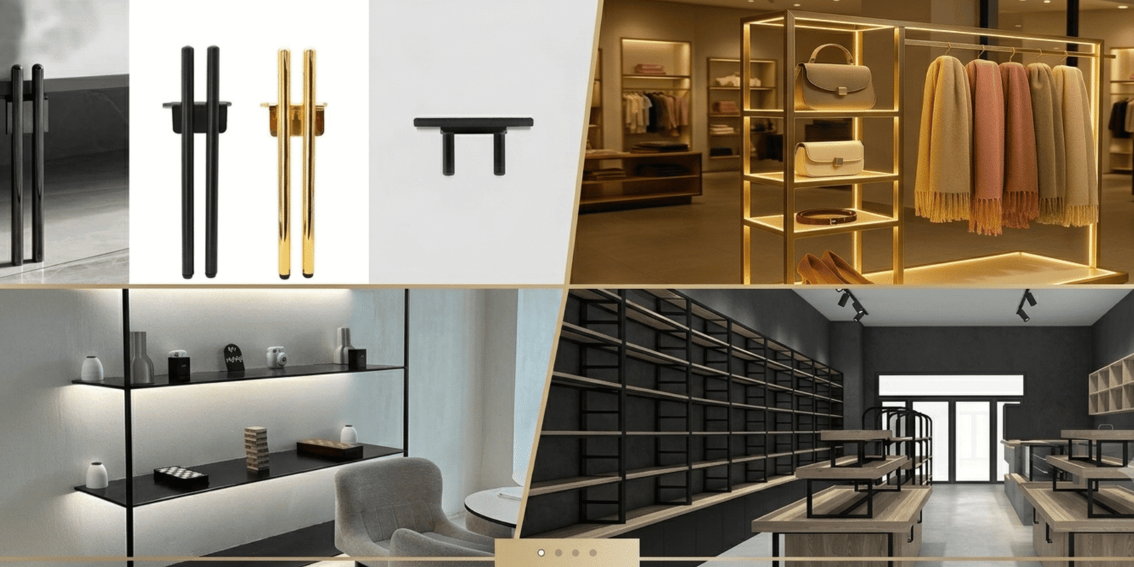 HA Steel Premium Display Fixtures Hardware Custom Solutions