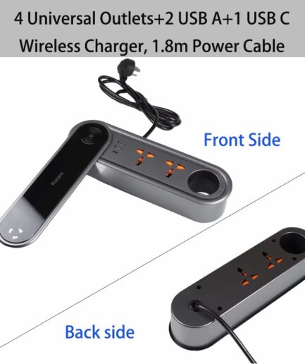 Rotatable Multi Socket for Desk